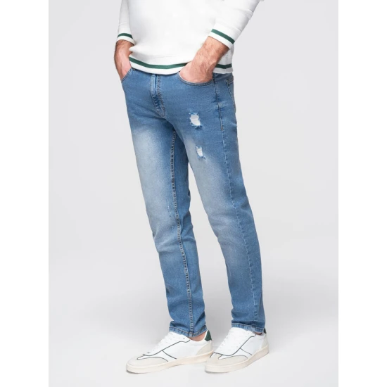 Vīriešu zili džinsi Benit