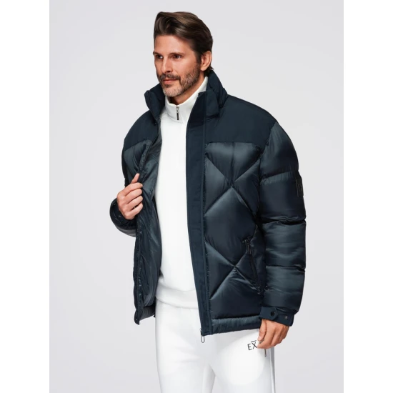 Vīriešu tumši zila Blake ziemas jaka
