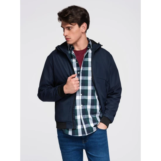 Vīriešu tumši zila jaka Eden