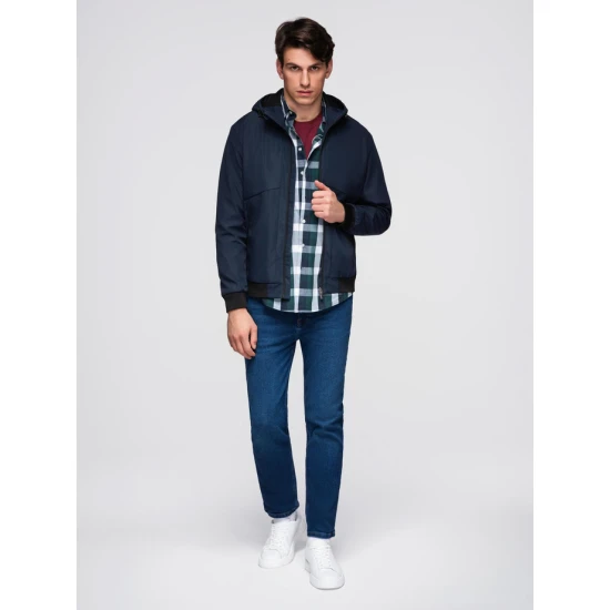 Vīriešu tumši zila jaka Eden