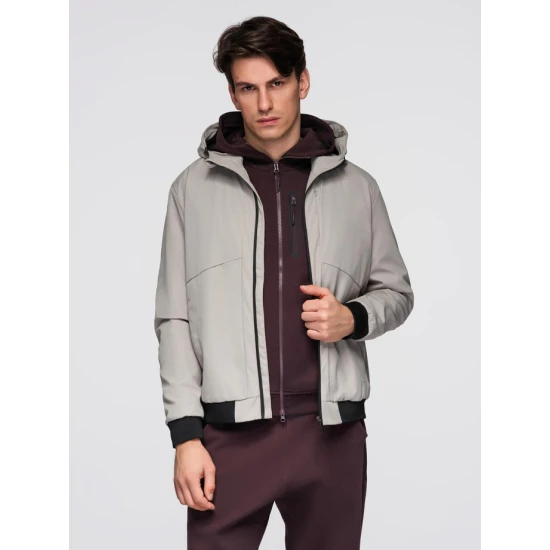 Vīriešu pelēka jaka Eden