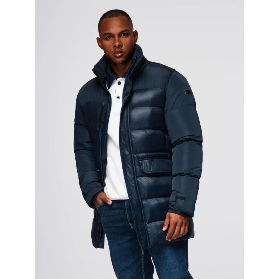 Vīriešu tumši zila ziemas jaka Brod