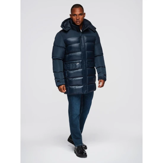 Vīriešu tumši zila ziemas jaka Brod