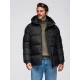 Vīriešu melna ziemas jaka Pablo