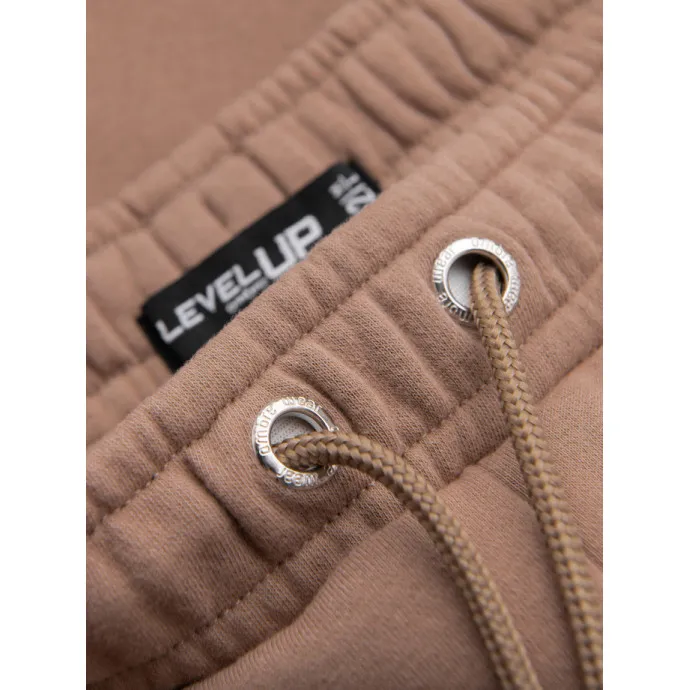 Unisex šortu komplekts smilškrāsā/gaiši brūnā krāsā Level Up