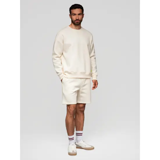 Unisex šortu komplekts smilškrāsā/gaiši brūnā krāsā Level Up