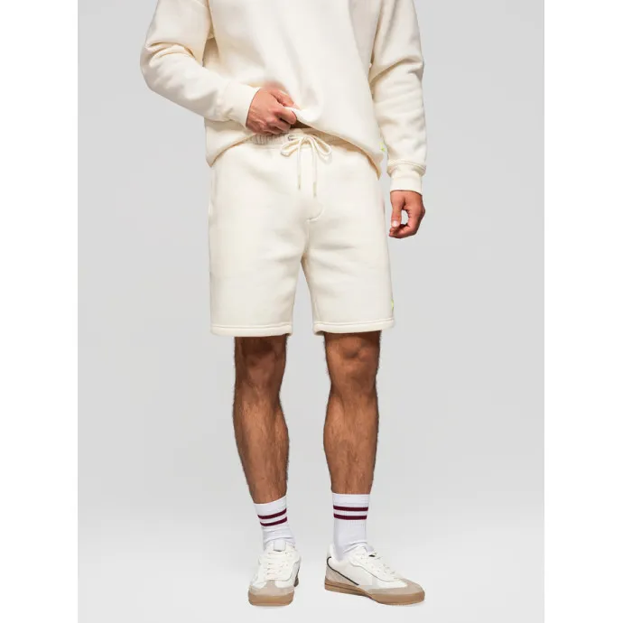 Unisex šortu komplekts smilškrāsā/gaiši violētā krāsā Level Up