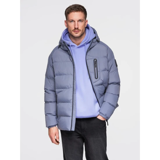 Vīriešu violeta ziemas jaka Elan