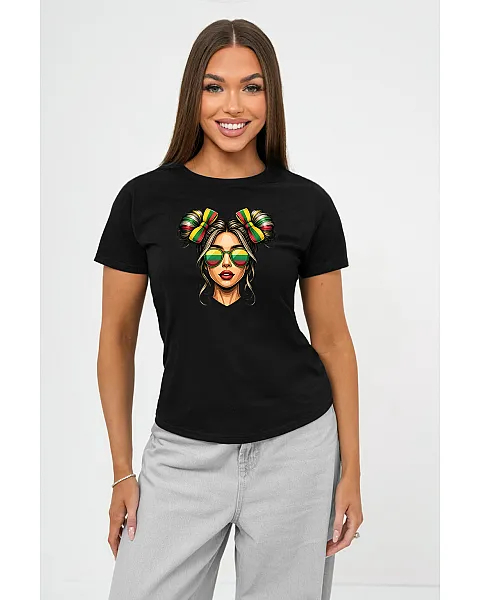 Women's Black T-Shirt