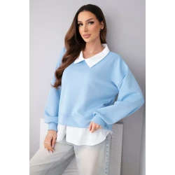 Sieviešu gaiši zila blūze Liucy