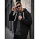 Vīriešu melns džemperis „Sport“