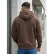 Brūns vīriešu džemperis Ostin Džemperi ar kapuci