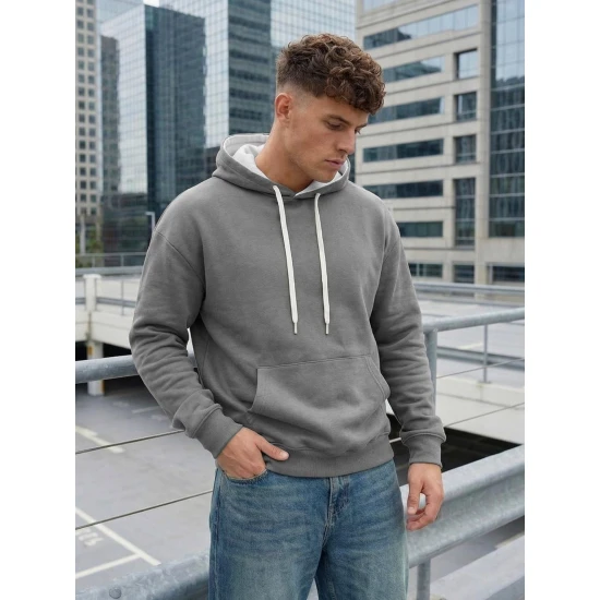 Vīriešu tumši pelēks džemperis Austin Džemperi ar kapuci