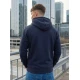 Vīriešu tumši zils džemperis Austin Džemperi ar kapuci