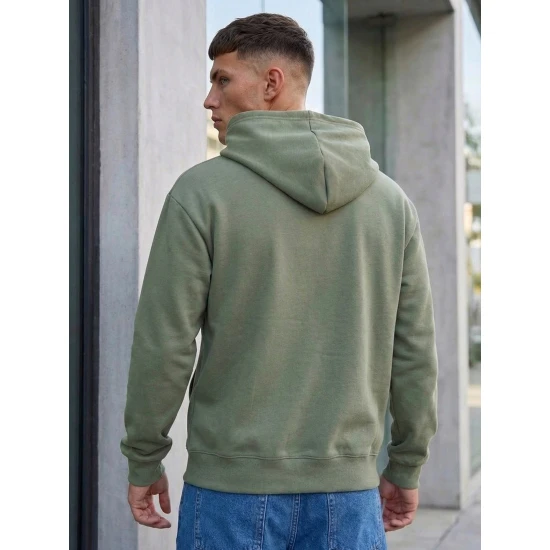 Vīriešu haki džemperis Ostin Džemperi ar kapuci