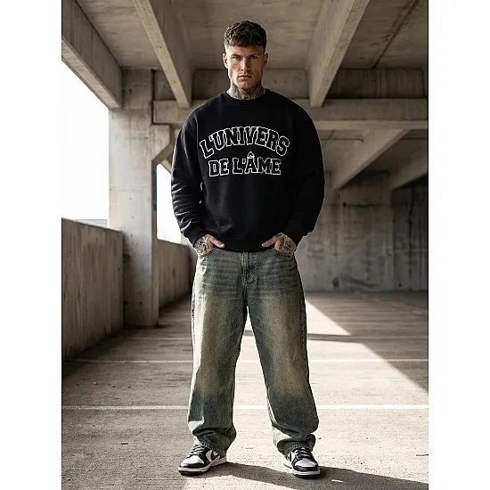 Men's black jumper L'Univers