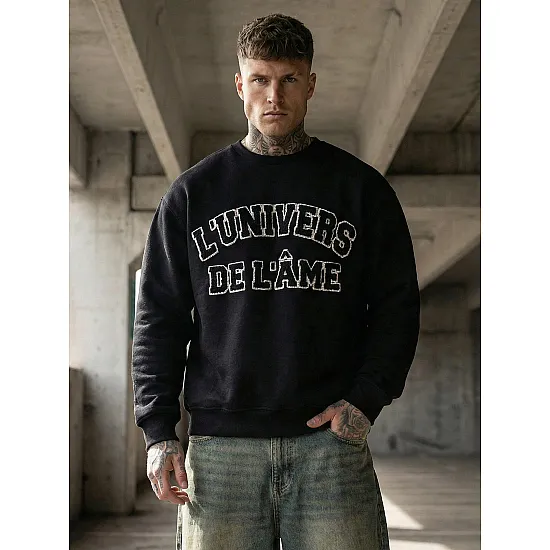 Men's black jumper L'Univers