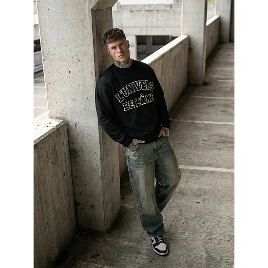 Men's black jumper L'Univers