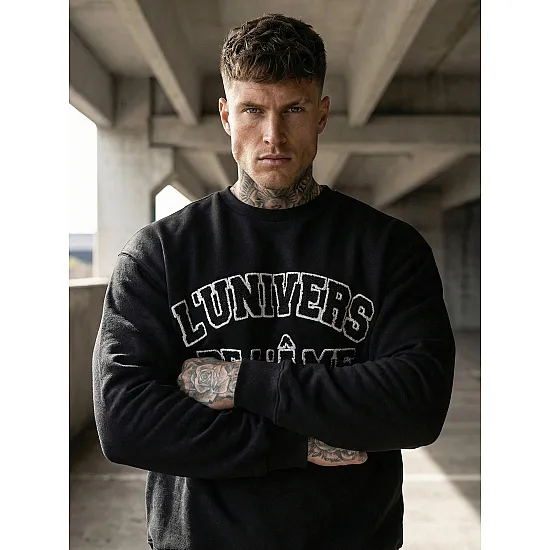 Men's black jumper L'Univers
