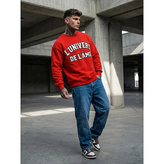 Men's red jumper L'Univers