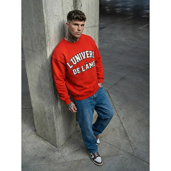 Men's red jumper L'Univers
