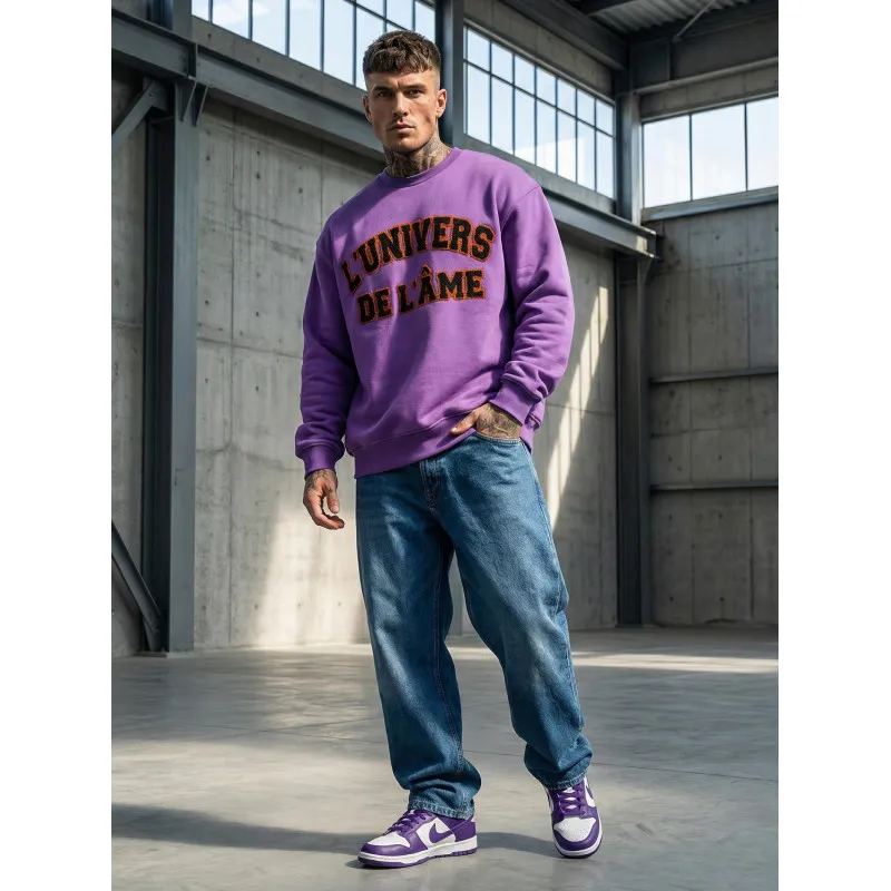 Vīriešu violets džemperis L'Univers