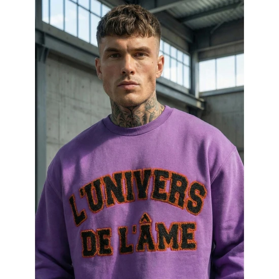Vīriešu violets džemperis L'Univers