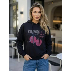 Sieviešu melns džemperis Šodien