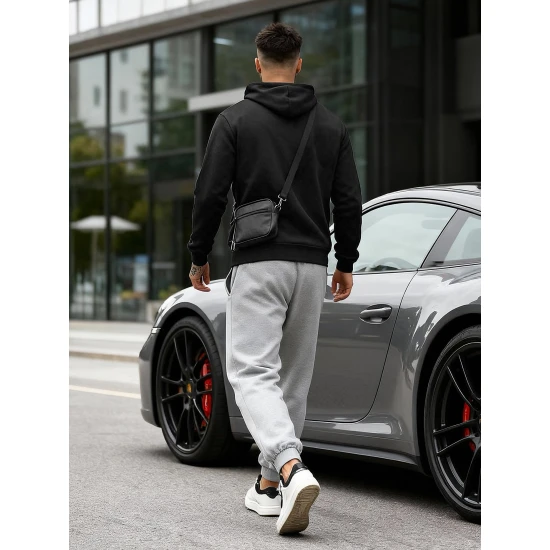 Melns vīriešu džemperis Best Icon