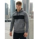 Tumši pelēks džemperis ar kapuci City Džemperi ar kapuci