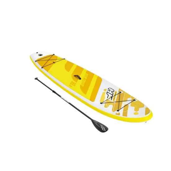 Piepūšamā dzeltenā airēšanas dēļa 320 x 76 x 12 cm Bestway 65348