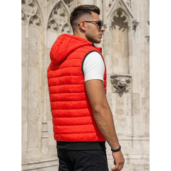 Sarkana vīriešu veste Minel JS/MY88Z