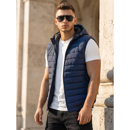 Vīriešu tumši zila veste Minel Vestes