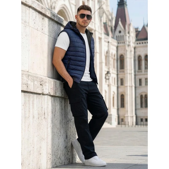 Vīriešu tumši zila veste Minel Vestes