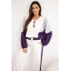 Sieviešu divkrāsains brīvā laika komplekts ar violetu ielaidumu Gabi Sieviešu uzvalki