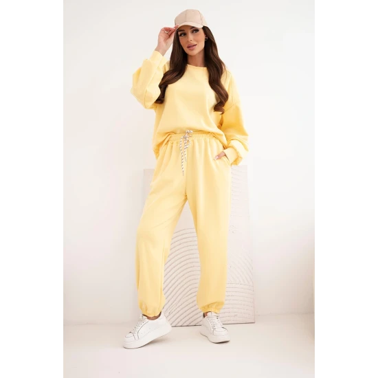 Sieviešu dzeltens brīvā laika kostīms Isabel