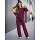 Angelo Women's Burgundy Set
