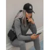 Sieviešu tumši pelēks treniņtērps Super 18