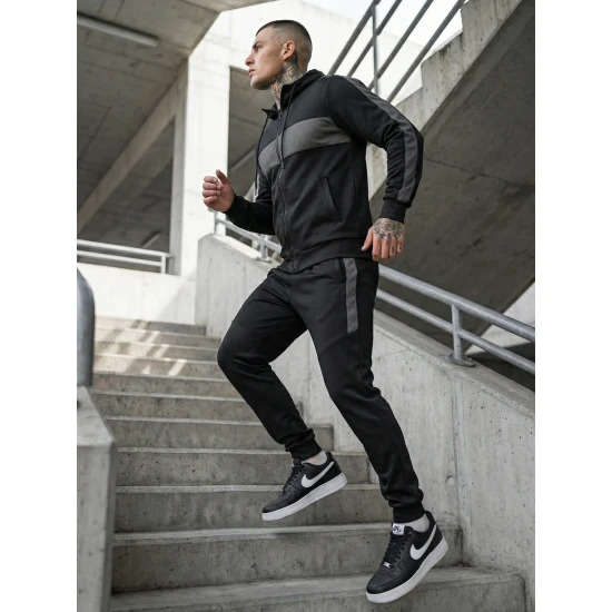 Melns sporta komplekts Holand Sporta tērpi