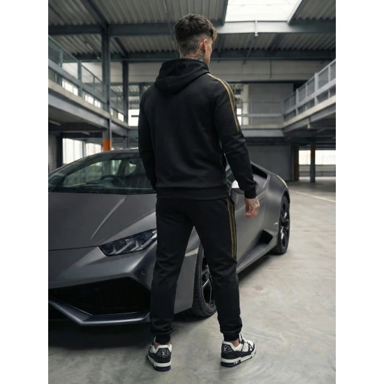 Vīriešu sporta kostīms Ronex melnā krāsā JS/C8117