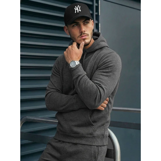 Tumši pelēks vīriešu treniņtērps Toni