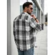 Vīriešu balts/melns flaneļa krekls Cory Krekli