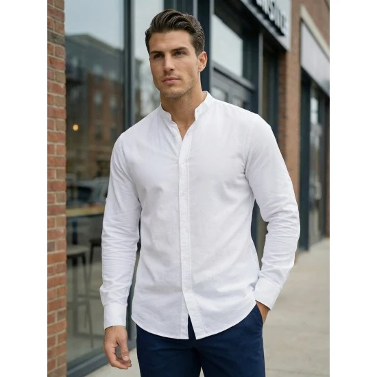 Balts elegants krekls Milet Krekli