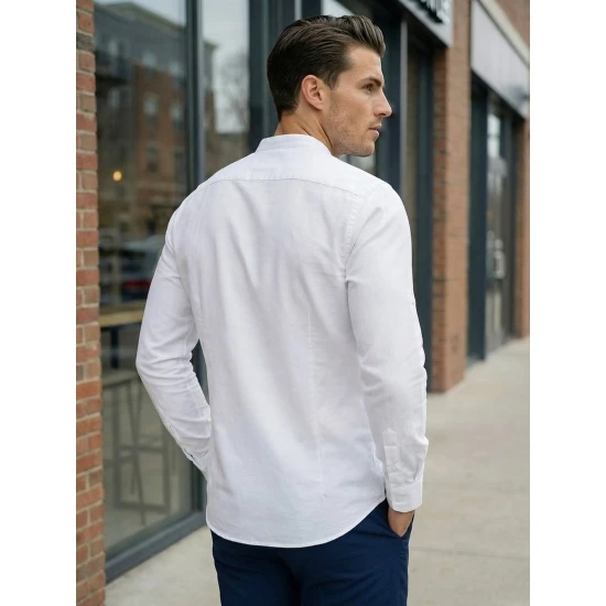 Balts elegants krekls Milet Krekli