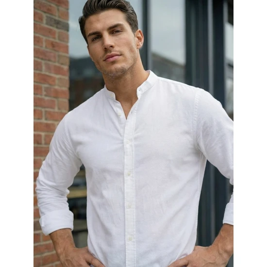 Balts elegants krekls Milet Krekli