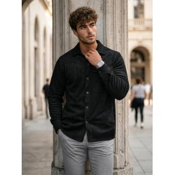 Vīriešu melns krekls Boston