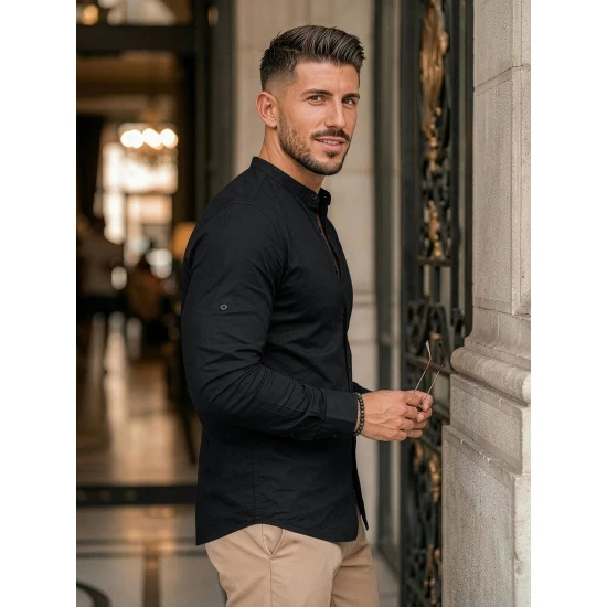 Vīriešu melns krekls Neo Krekli