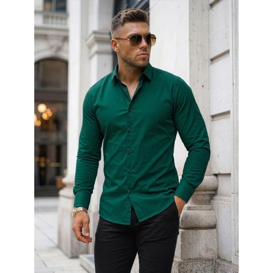 Larum zaļš krekls Krekli