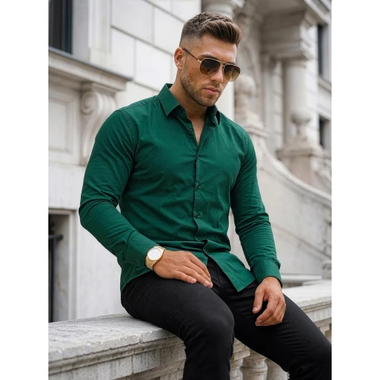 Larum zaļš krekls Krekli