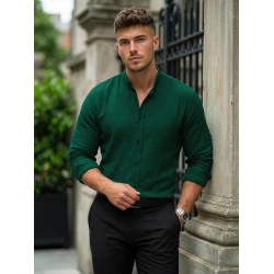 Vīriešu zaļš krekliņš Lipol